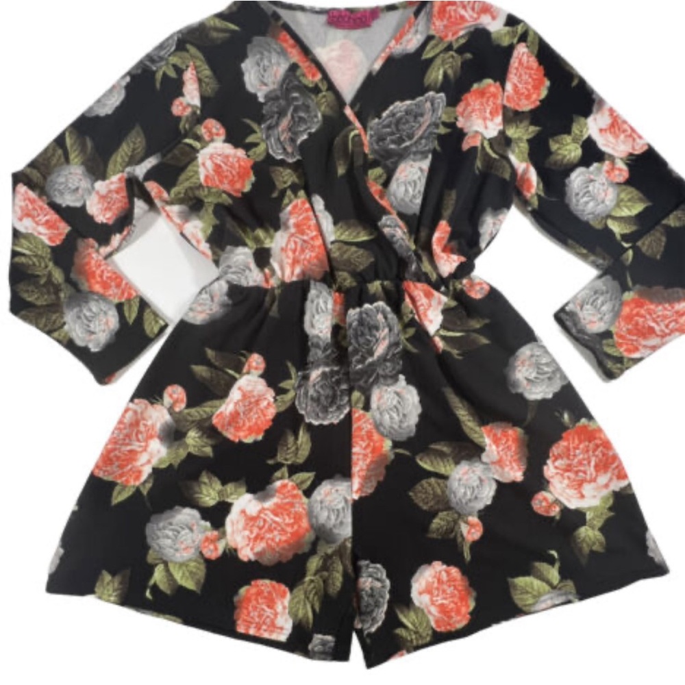 Boohoo floral romper
